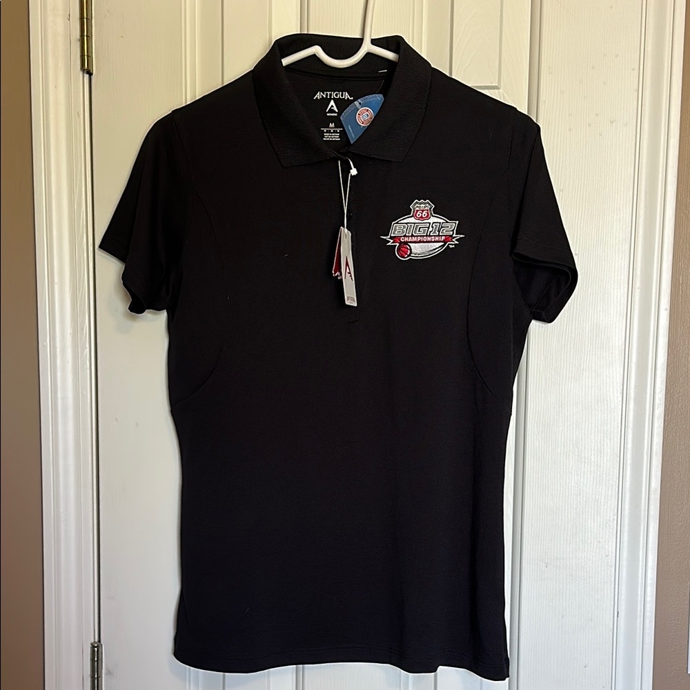 Big 12 Golf Black Women's Polo Shirt